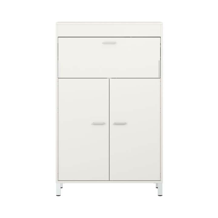 Pureo Schrank-Arbeitsplatz, Stehhöhe, Dekor B100 x H150 x T42 cm