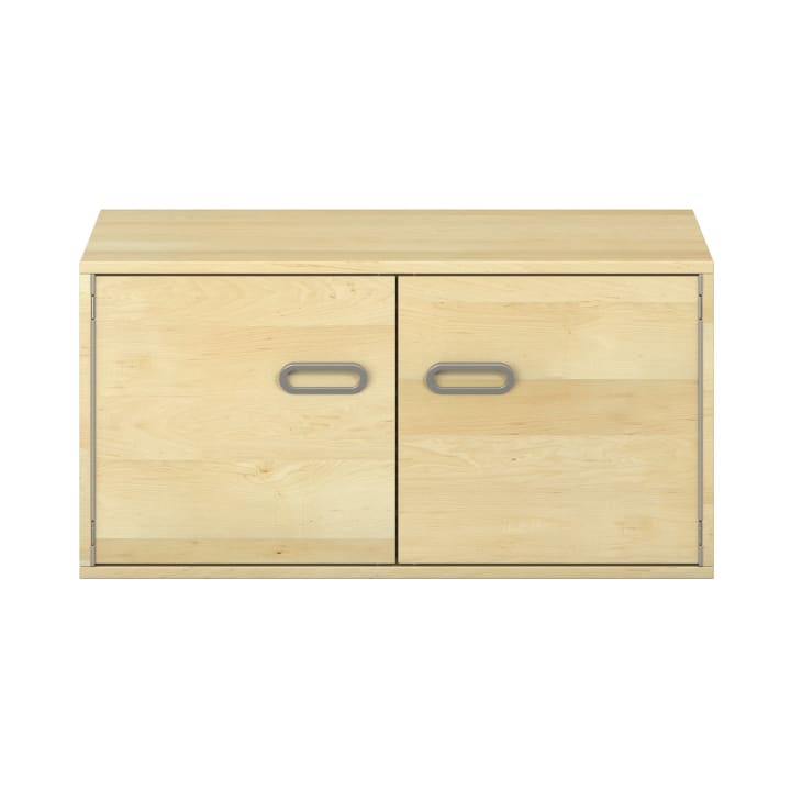 Pureo Doppeltürenschrank mit Rollboden B100 x H50 x T60 cm