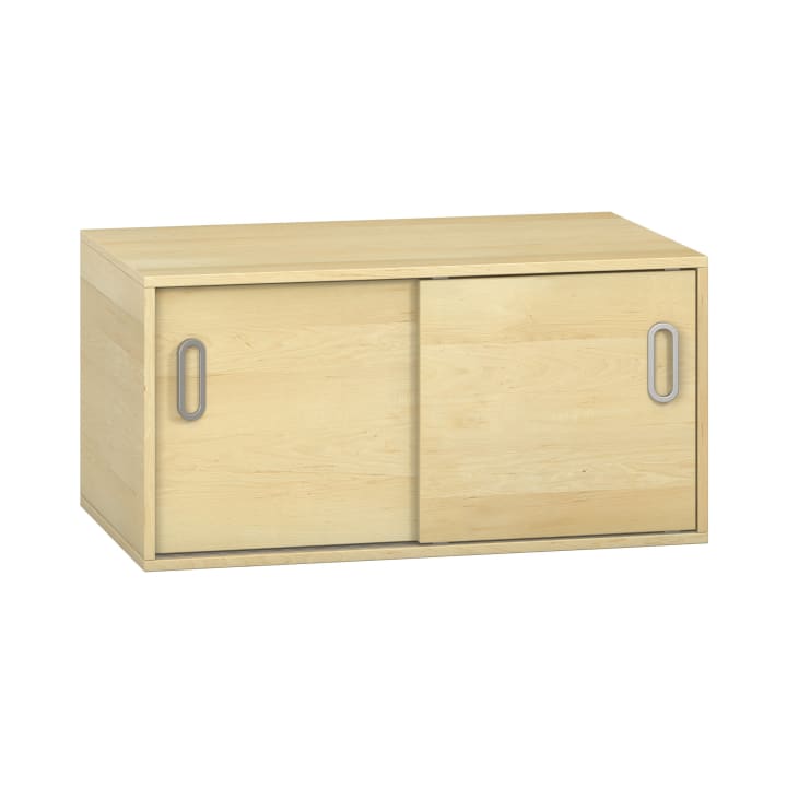 Pureo Schiebetürenschrank, Furnier, B100 x H50 x T60 cm