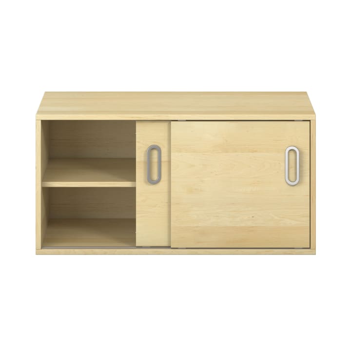 Pureo Schiebetürenschrank, Furnier, B100 x H50 x T60 cm