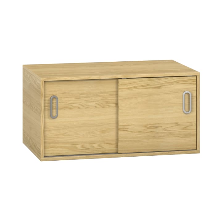Pureo Schiebetürenschrank, Furnier, B100 x H50 x T60 cm