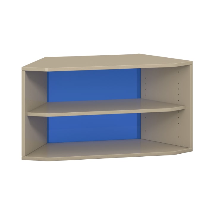 Pureo Regalschrank 60°, offen, Dekor B96,4 x H50 x T43,7 cm