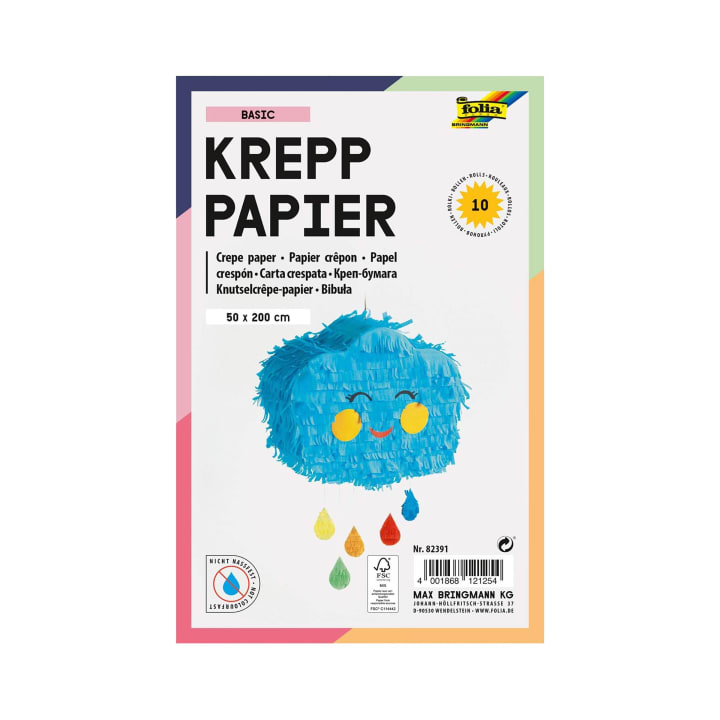 Krepp-Papier-Sortiment