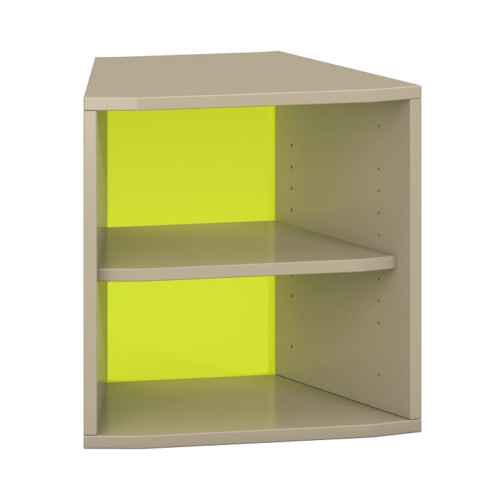 Pureo Regalschrank 30°, offen, Dekor B49,9 x H50 x T42,7 cm