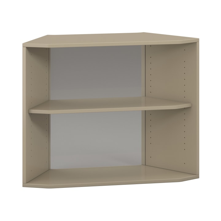 Pureo Regalschrank 60°, offen, Dekor B96,4 x H75 x T43,7 cm