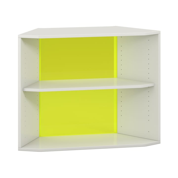 Pureo Regalschrank 60°, offen, Dekor B96,4 x H75 x T43,7 cm