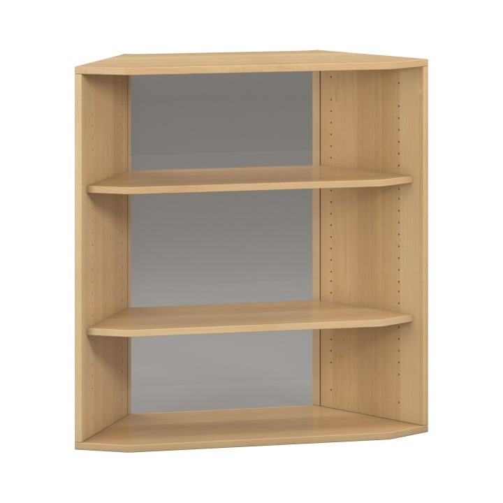 Pureo Regalschrank 60°, offen, B96,4 x H100 x T42,7 cm