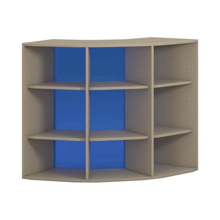 Pureo Regalschrank 90°, offen Dekor, B136,4 x H100 x T57,1 cm