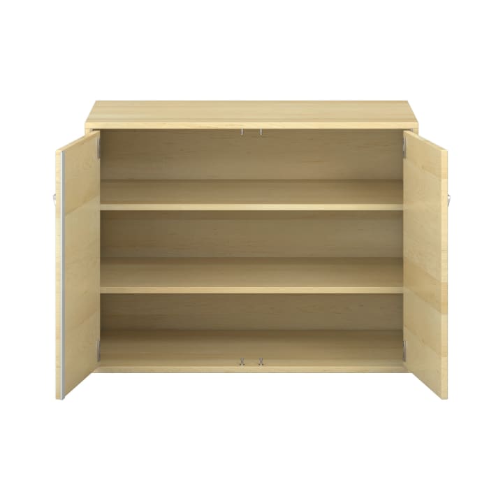 Pureo Doppeltürenschrank B100 x H75 x T60 cm