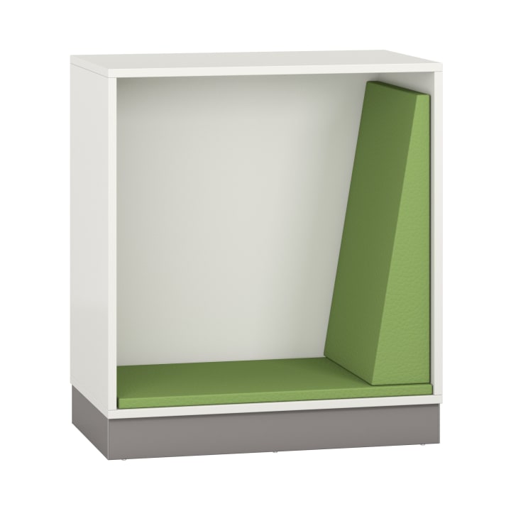 Pureo Rückzugsschrank offen B100 x H100 x T60 cm