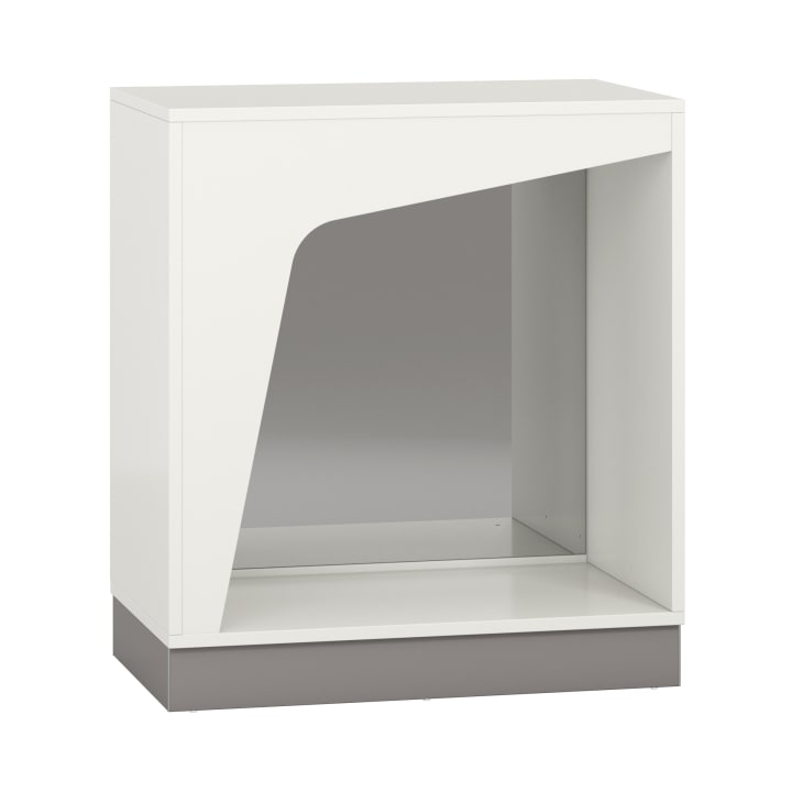Pureo Rückzugsschrank mit Spiegel B100 x H100 x T60