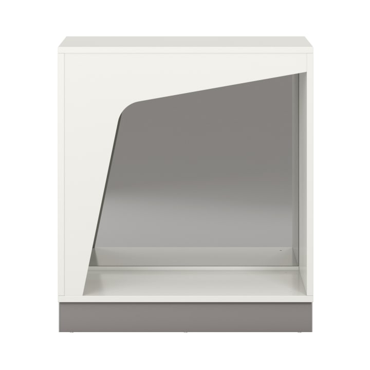 Pureo Rückzugsschrank mit Spiegel B100 x H100 x T60
