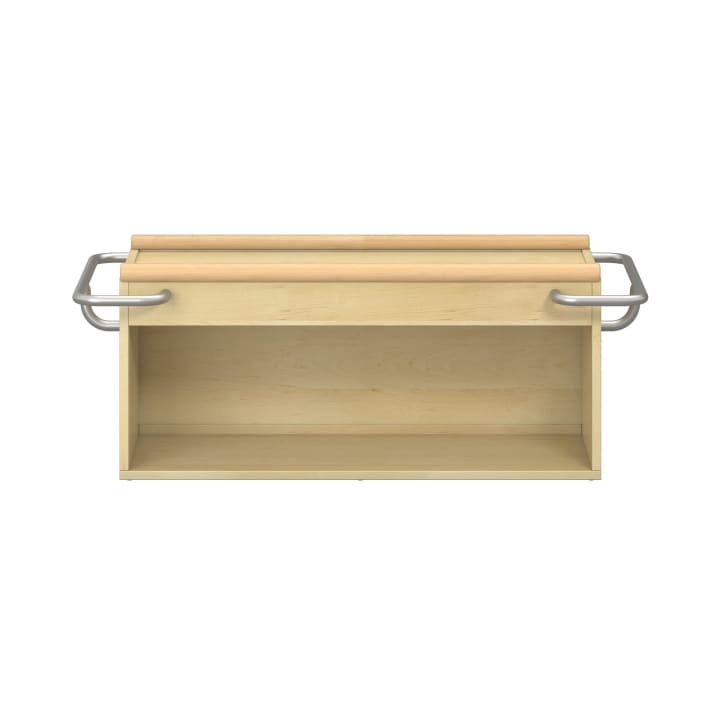 Krippenschrank Pureo mit Spiegelrückwand, B100xH40xT42cm