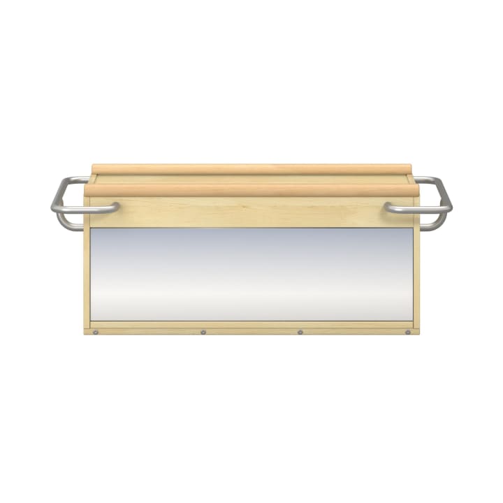 Krippenschrank Pureo mit Spiegelrückwand, B100xH40xT42cm