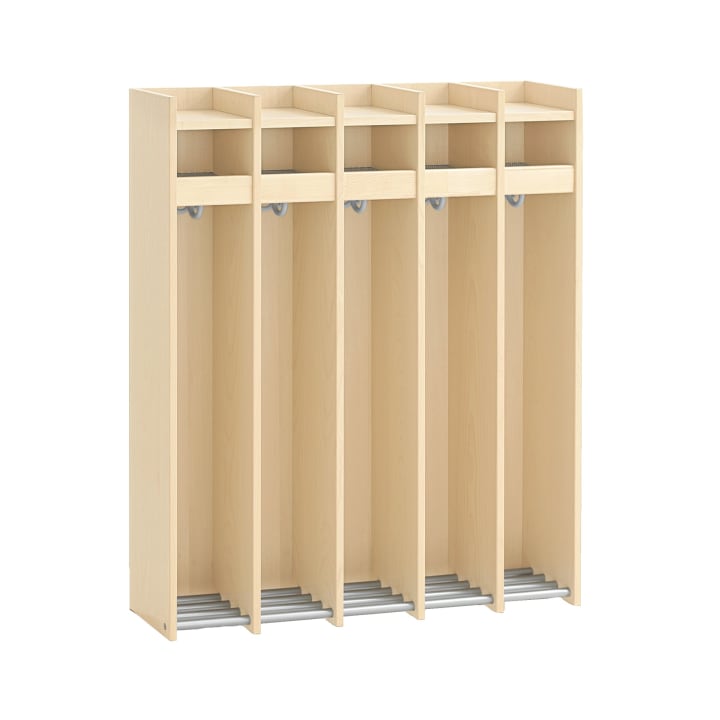 Wandgarderobe YUNA, 4 Felder, B 81 x H 115,8 x T 22 cm