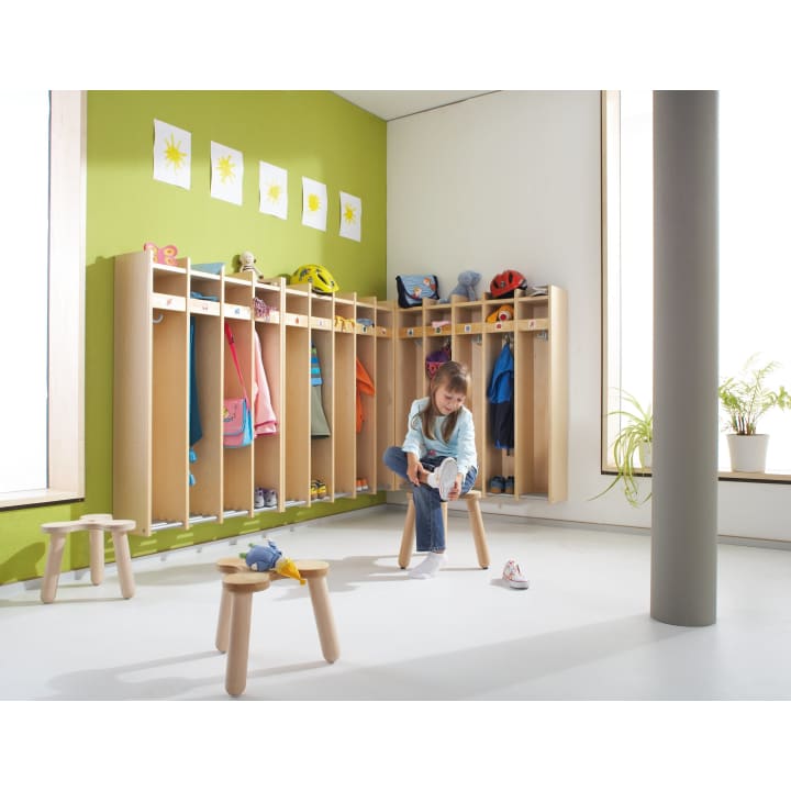 Wandgarderobe YUNA, 4 Felder, B 81 x H 115,8 x T 22 cm