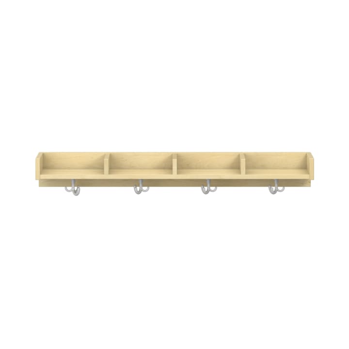 Mützenablage Lyra niedrig 4 Fächer, Dekor, B119,1 x H15 x T22 cm