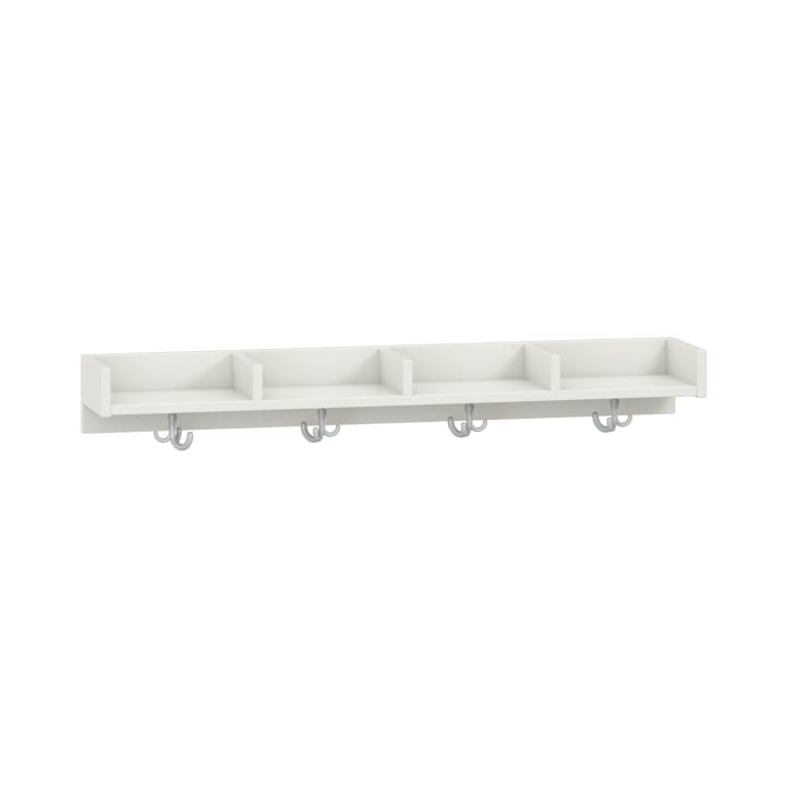 Mützenablage Lyra niedrig 4 Fächer, Dekor, B119,1 x H15 x T22 cm