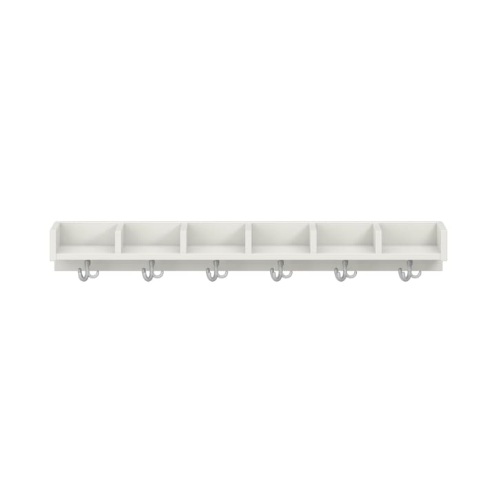 Mützenablage Lyra niedrig 6 Fächer, Dekor, B119,1 x H15 x T22 cm