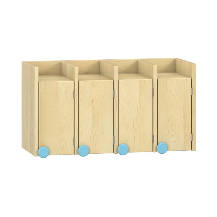 Doppelablage Lyra 4 Türen rechts, B80 x H42,5 x T33 cm