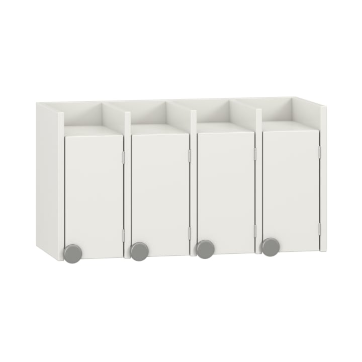 Doppelablage Lyra 4 Türen rechts, B80 x H42,5 x T33 cm