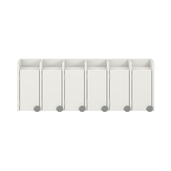 Doppelablage Lyra 6 Türen links, B 119,1 x H42,5 x T33 cm