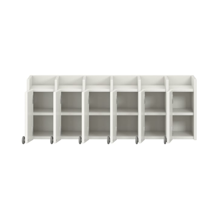 Doppelablage Lyra 6 Türen links, B 119,1 x H42,5 x T33 cm