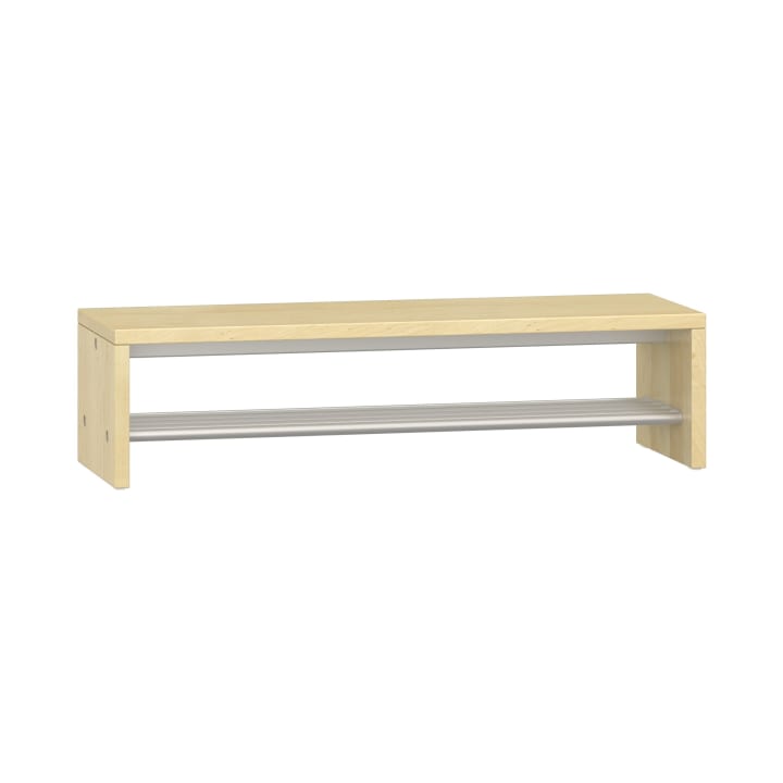 Garderobenbank Lyra mit Schuhrost, B99,5 x H26 x T33 cm