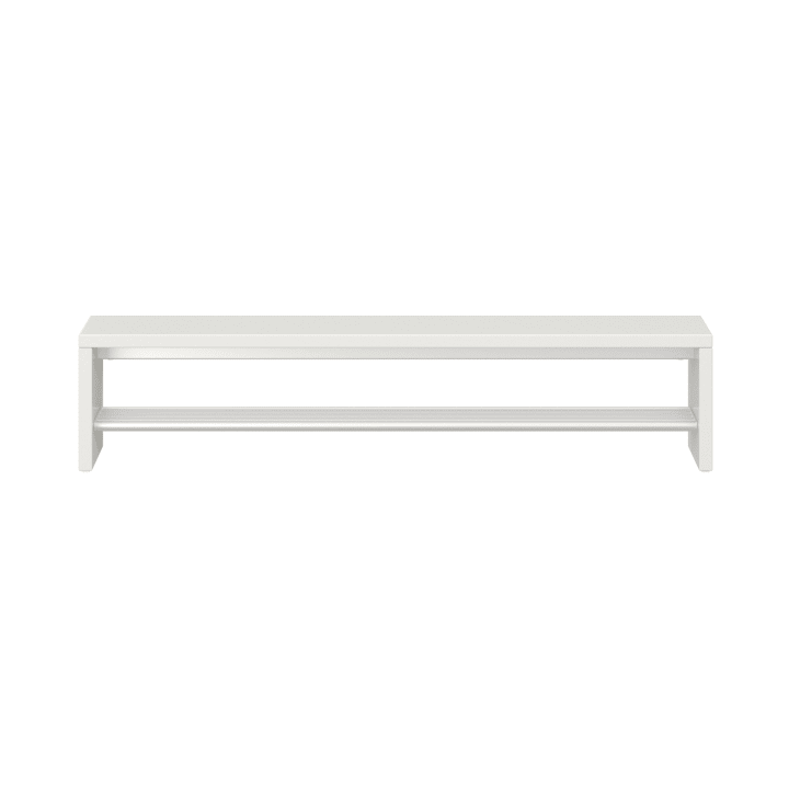 Garderobenbank Lyra mit Schuhrost, B119,1 x H26 x T33 cm