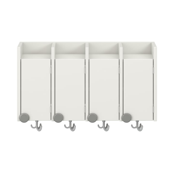 Doppelablage Lyra mit Haken, 4 Türen rechts, B80 x H42,5 x T33 cm