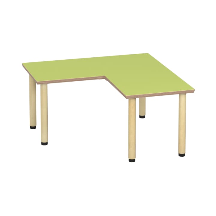 Kita-Tisch Tabulo, Winkelform, 120x120