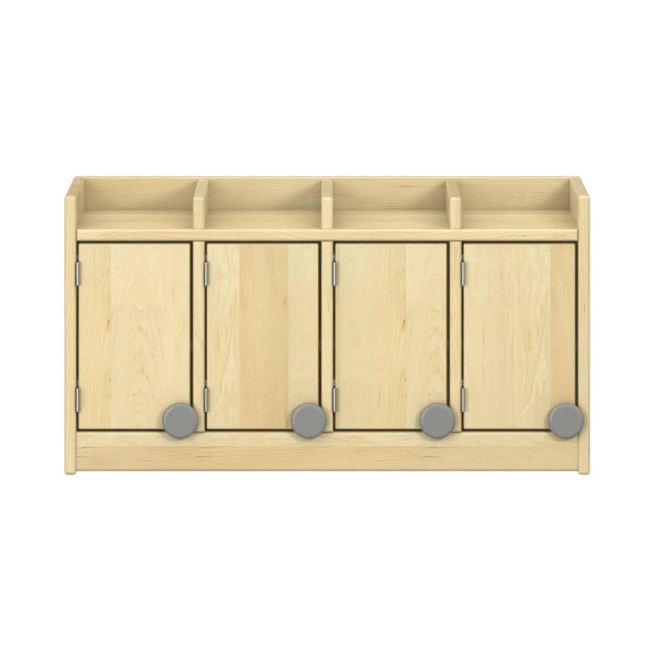 Doppelablage YUNA mit 4 Türen, ohne Haken, B80xH42,5xT33cm