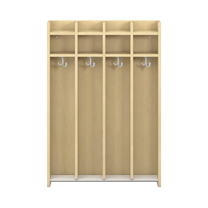 Wandhängegarderobe Lyra 4 Felder, B80xH115,8xT22cm