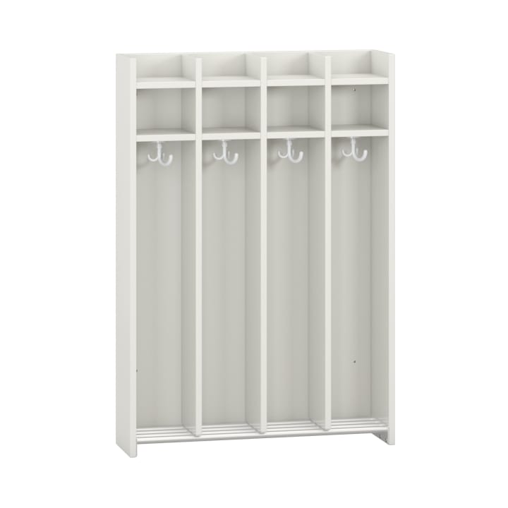 Wandhängegarderobe Lyra 4 Felder, B80xH115,8xT22cm