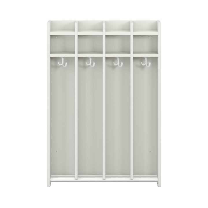 Wandhängegarderobe Lyra 4 Felder, B80xH115,8xT22cm