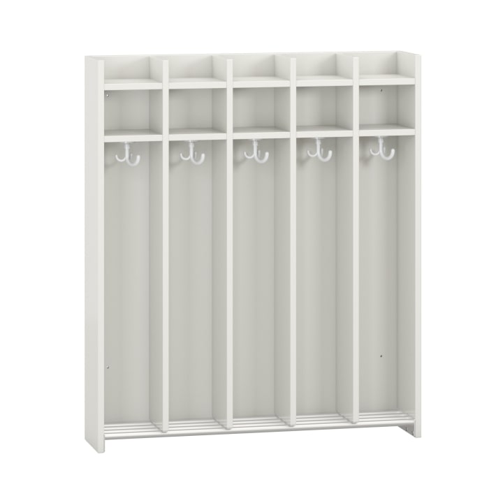 Wandhängegarderobe Lyra 5 Felder, B99,5xH115,8xT22cm