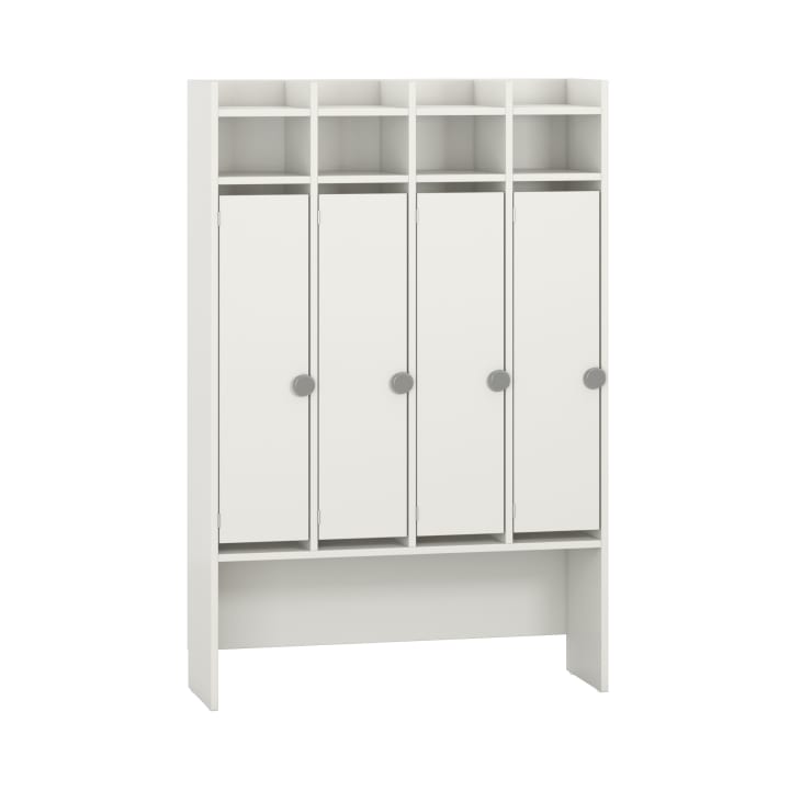 Standgarderobe Lyra 4 Felder, Tür links, B105,5xH160,5xT34,9cm