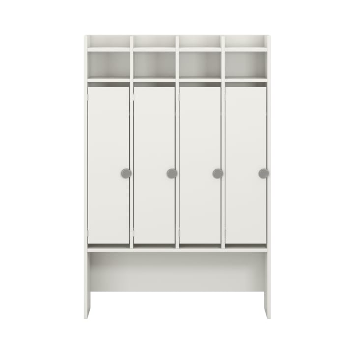 Standgarderobe Lyra 4 Felder, Tür links, B105,5xH160,5xT34,9cm