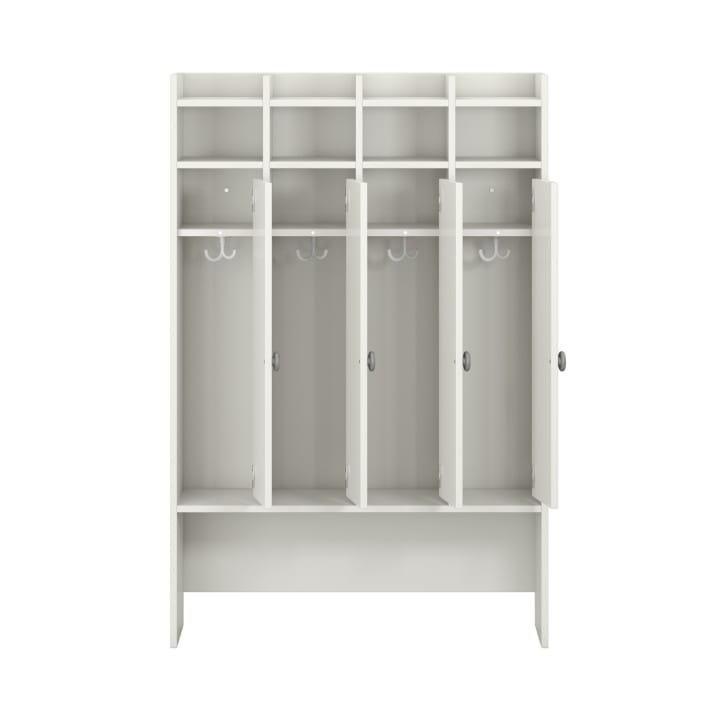 Standgarderobe Lyra 4 Felder, Tür rechts, B105,5xH160,5xT34,9cm
