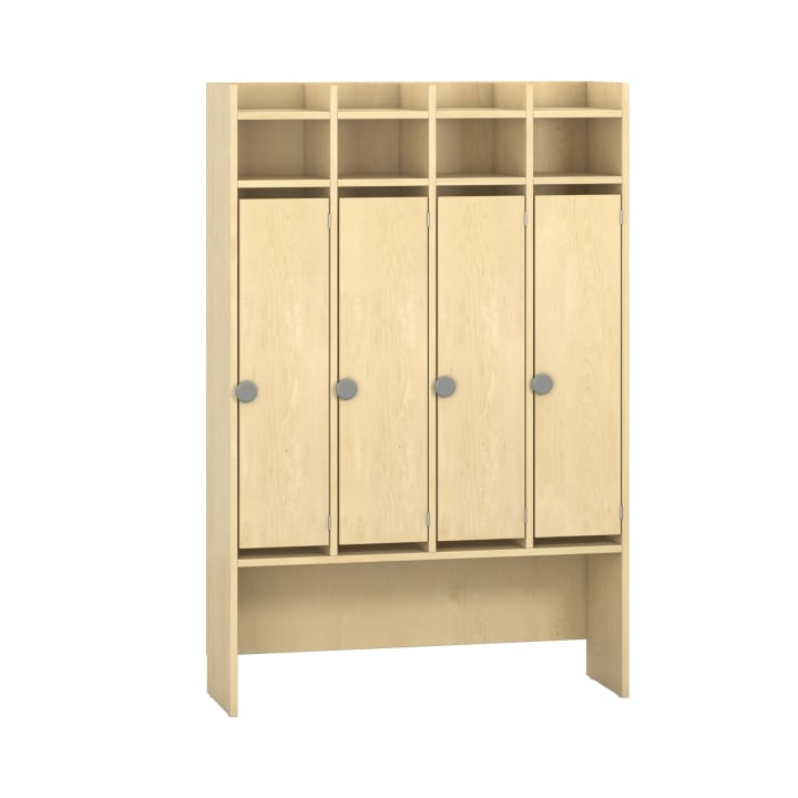 Standgarderobe Lyra 4 Felder, Tür rechts, B105,5xH160,5xT34,9cm