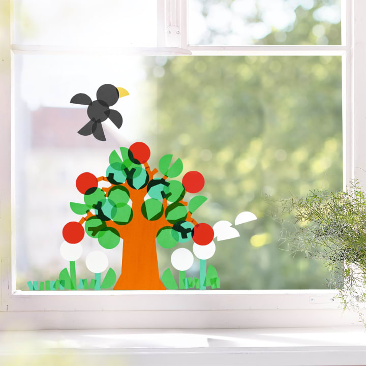 Sachenmacher – Fensterbild Jahreszeiten Bastelset