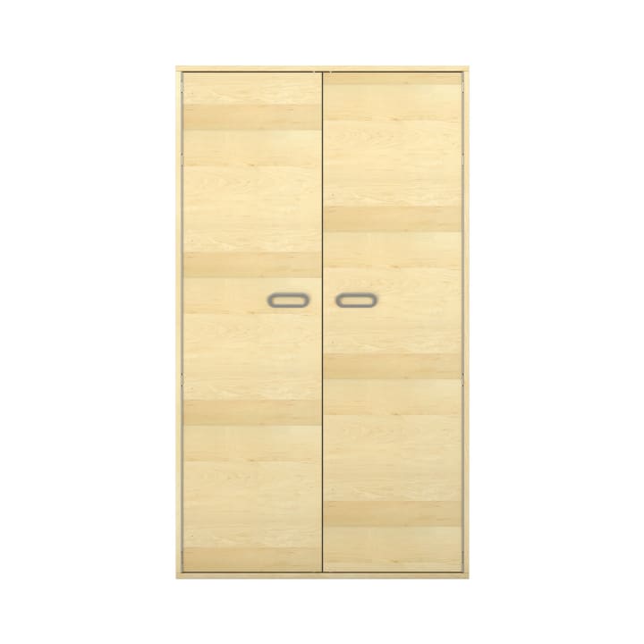 Pureo Doppeltürenschrank, Furnier, B 100 x H 175 x T 42 cm