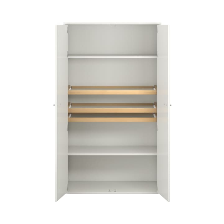 Pureo Materialschrank mit Doppeltür, Dekor, B 100 x H 175 x T 60 cm