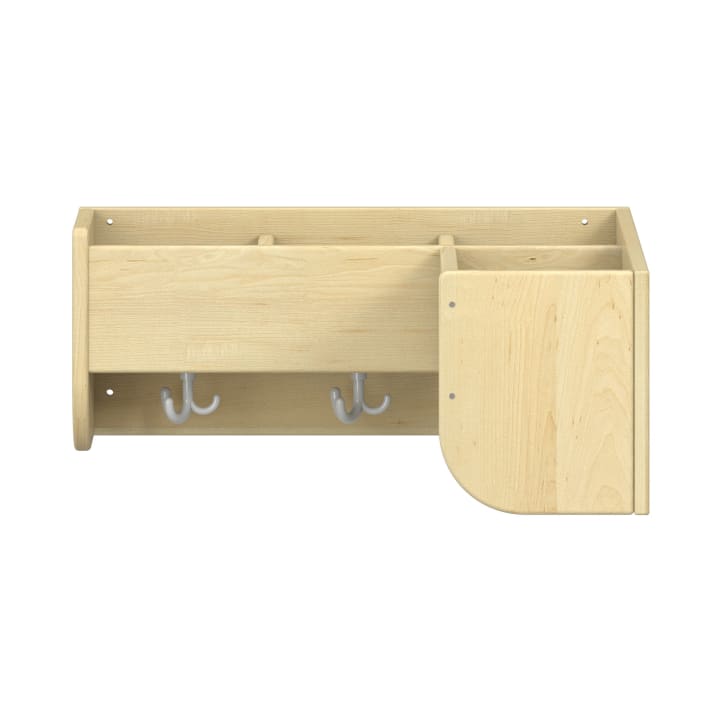 Innenecke Mützenablage YUNA, versch. Hakenfarben, 5 Fächer, H 25,6 x T 22,1 cm