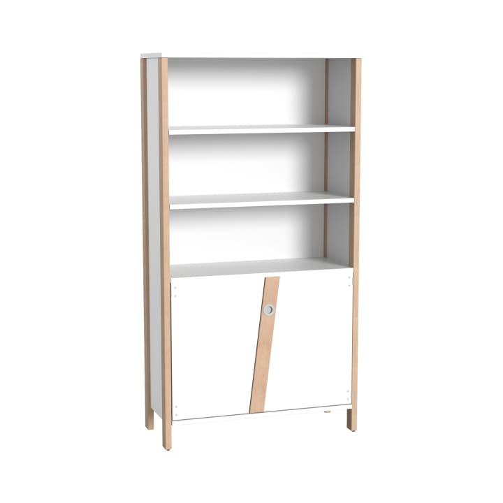 Hochschrank Linus mit Doppeltür, B 110,4 x H 208,6 (mit Füßen) x T 45,7 cm