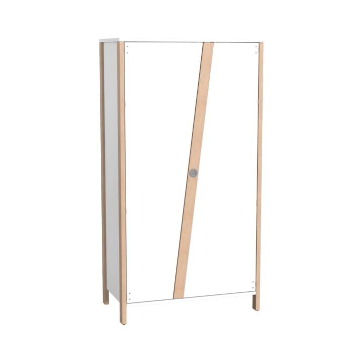 Hochschrank Linus mit Doppeltür, B 110,4 x H 208,6 (mit Füßen) x T 60 cm