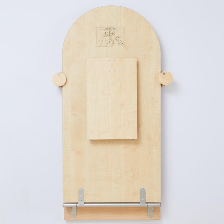 Wandklapptisch, rund, L 140 x B 70 cm