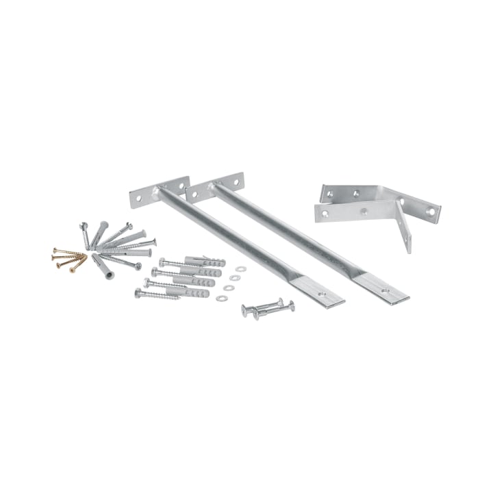 Wand-Boden-Befestigungsset, Wandabstand 8,9 cm