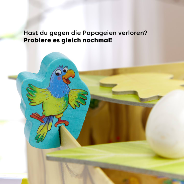 Auweia, Frau Geier!, kooperatives Geschicklichkeitsspiel, ab 3 Jahren