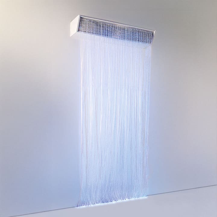 Lichtwasserfall-Komplettpaket gerade, Länge der Glasfaserstränge 150 cm